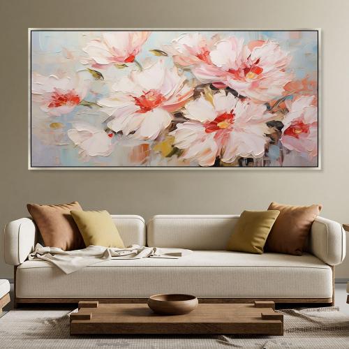 لوحات ورد فن تجريدي تصميم عصري