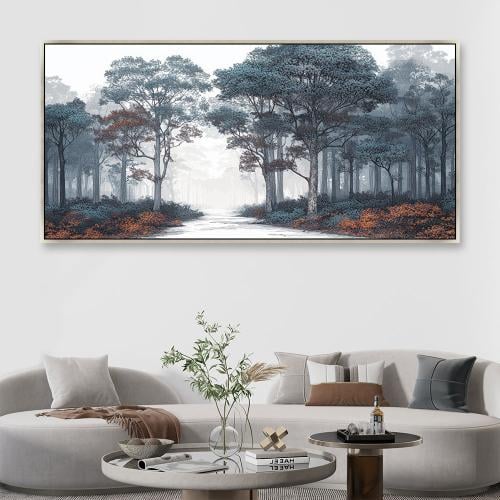 لوحات اشجار فن تجريدي تصميم عصري