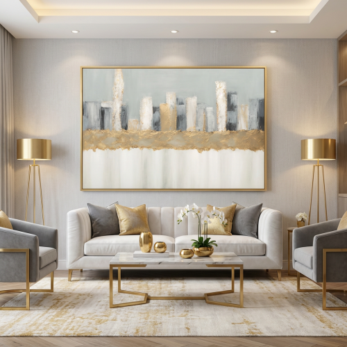 لوحات فن تجريدي تصميم عصري