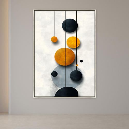 لوحات طبلون مغناطيس فن تجريدي تصميم عصري