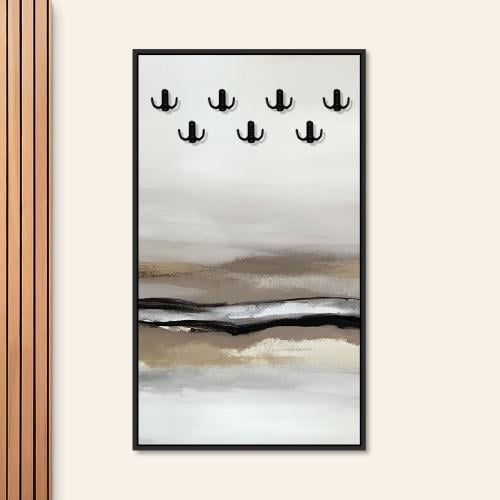 لوحات علاقه عبايه فن تجريدي تصميم عصري