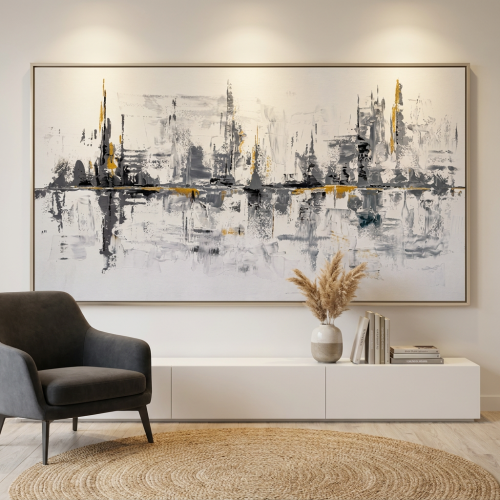 لوحات فن تجريدي تصميم عصري