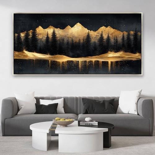 لوحات اشجار فن تجريدي تصميم عصري