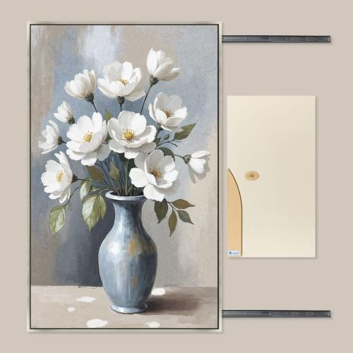 لوحات فن تجريدي لتغطية طبلون الكهرباء