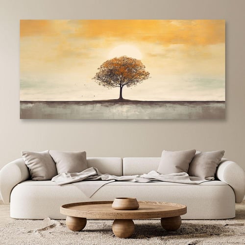 لوحات اشجار فن تجريدي تصميم عصري