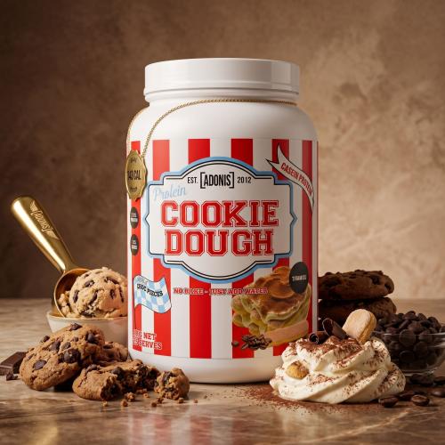 Adonis Protein Cookie Dough – بروتين كازين بطعم ال...
