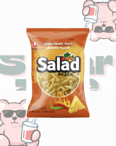 Salad snack cheese-flavored salad snack