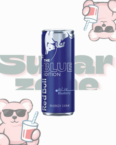 Redbull with blueberry Blue edition