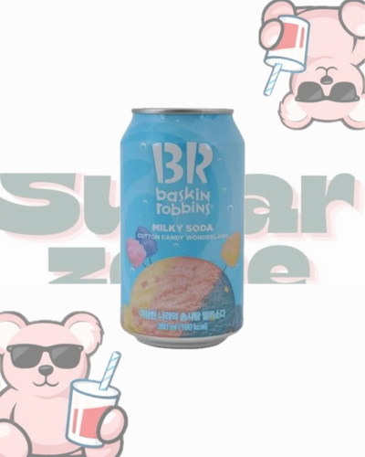 Baskin Robbins Korean soda milk cotton candy flavo...