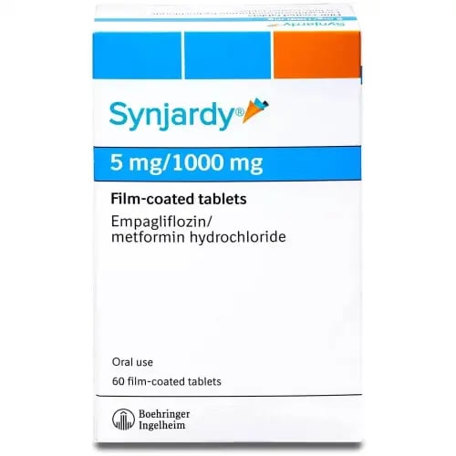 SYNJARDY 5/1000MG 60TAB