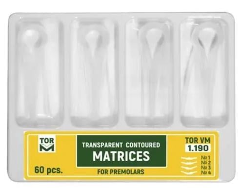 MATRIX BAND FOR PREMOLARS TRANSPARENT 60pcs No.1.1...