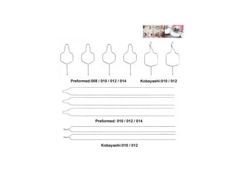 ORTHODONTICS LIGATURE WIRE SHORT 1 PACK 500 Pcs