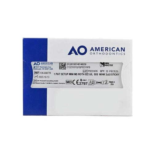 AO - AMERICAN ORTHODNTICS BRACKET ROTH 022