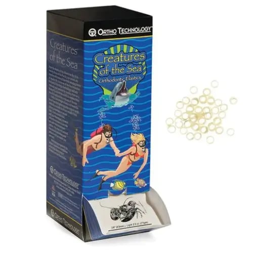 Ortho Technology Elastic Bands One box 50 pack( 50...