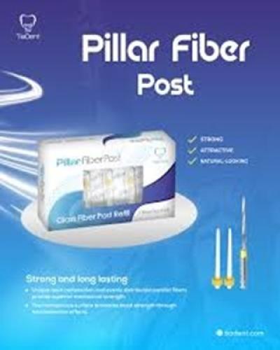 TIADENT PILLAR FIBER POST W/DRILL KIT 10 POST/1 DR...