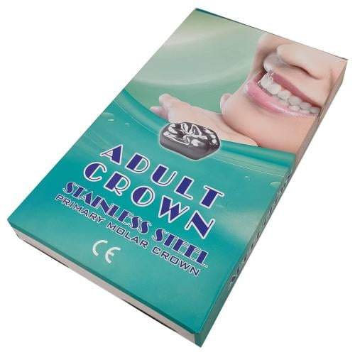 Adult Crown Primary Molar Stainless Steel