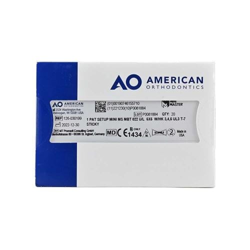 AO - AMERICAN ORTHODNTICS BRACKET MBT 022