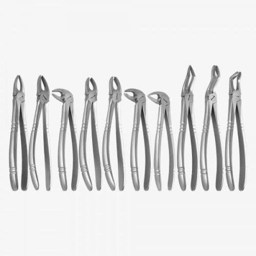 Forceps Kit Set of 10 Pcs Adult