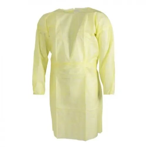 ISOLATION GOWN YELLOW P/K 100