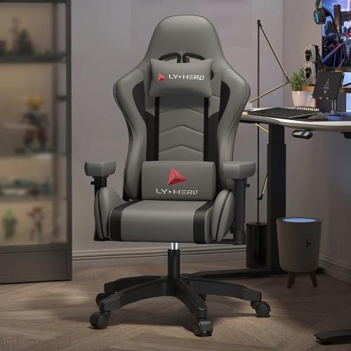 كرسي للألعاب بدوران ومساند ذراع قابلة للتعديل، كرس...