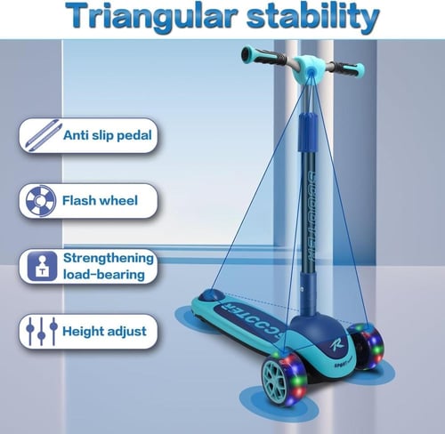 سكوتر بثلاث عجلات للأطفال والكبار