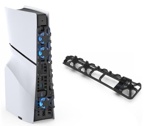 مروحة تبريد USB بإضاءة LED ثلاث مراوح لأجهزة PS5 S...