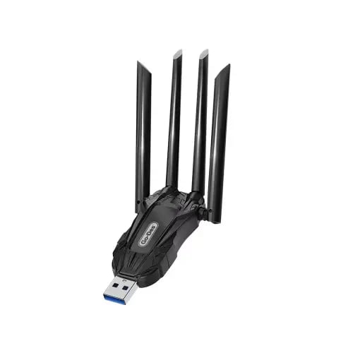 محول واي فاي USB من Go-Des طراز GD-WPS015، معزز إش...