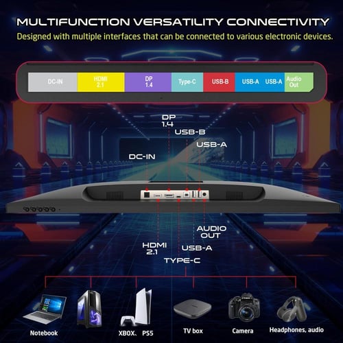 شاشة ألعاب GameOn P28UHD144IPS، شاشة IPS سريعة 28...