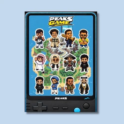 ستيكرات PEAKS GAME