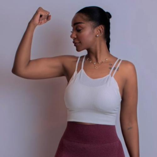 صدرية رياضية - أبيض