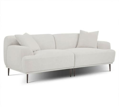 كنبة ثلاثية بحشوة اسفنج و نوابض بوكت سبرنج