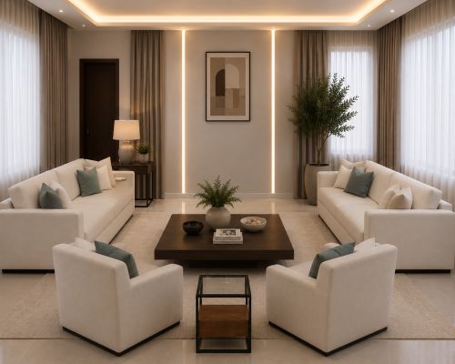 طقم كنب مودرن مجلس عالي الجودة