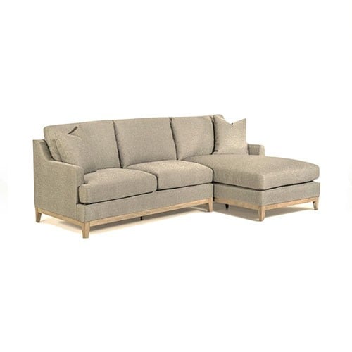 كنب زاوية بحشوة اسفنج و نوابض بوكت سبرنج