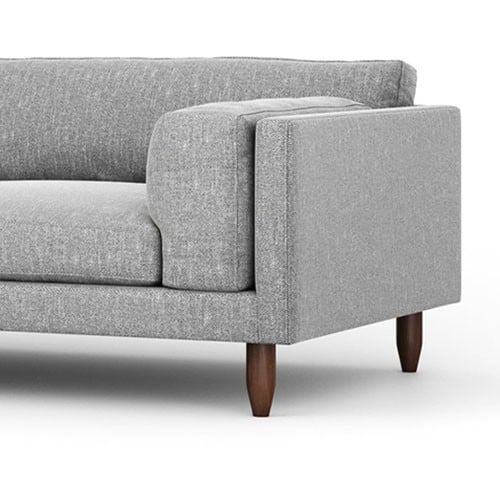 كنب زاوية بحشوة اسفنج و نوابض بوكت سبرنج