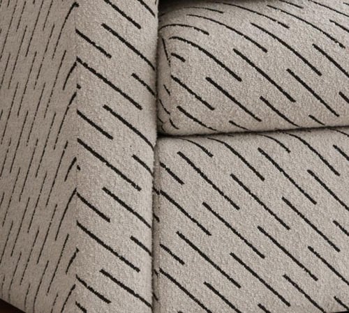 كنبة ثلاثية بحشوة اسفنج و نوابض بوكت سبرنج