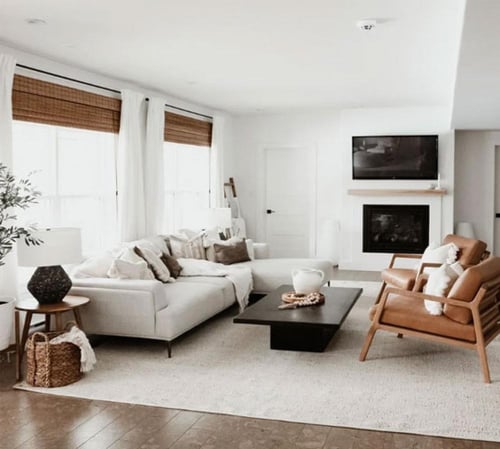 كنب زاوية بحشوة اسفنج و نوابض بوكت سبرنج