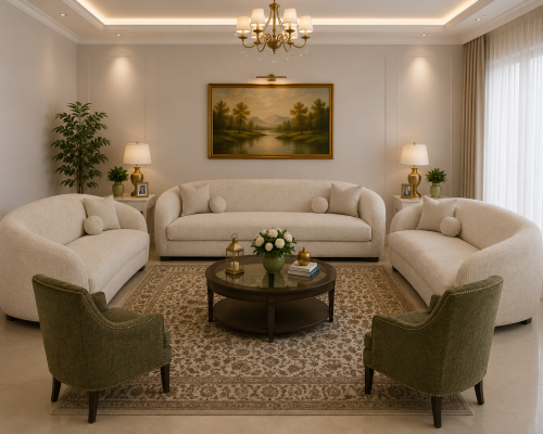 طقم كنب مودرن مجلس عالي الجودة SOF 0078
