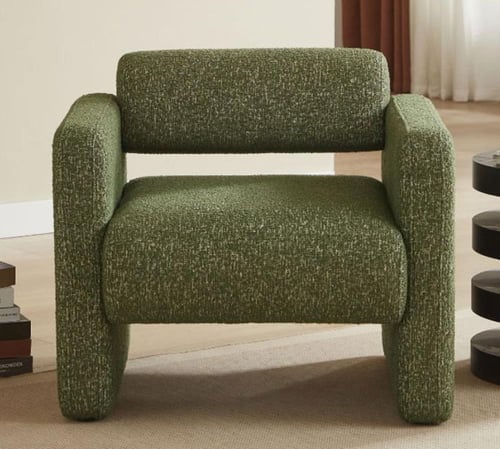 كرسي مفرد بحشوة اسفنج و نوابض بوكت سبرنج