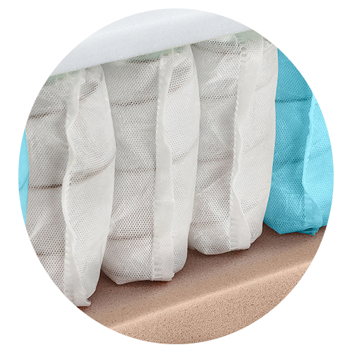 كنب زاوية بحشوة اسفنج و نوابض بوكت سبرنج