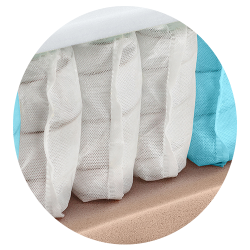 كنب زاوية بحشوة اسفنج و نوابض بوكت سبرنج