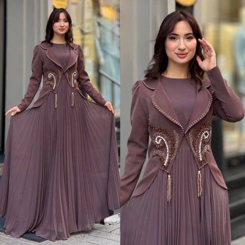 فستان مع جاكيت - tr2019