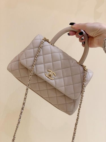 شنطة شانيل COCO handle مقاس 24 سم