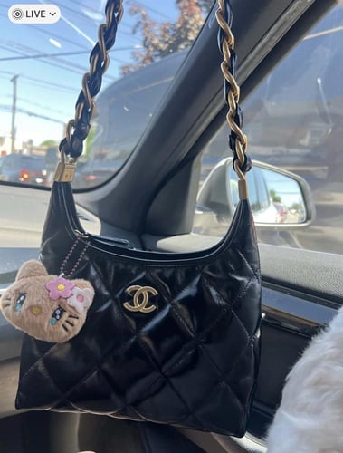 شنطة شانيل hobo 24A مقاس 22.5 سم