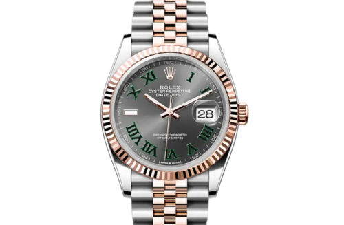 ساعة رولكس ديت جست 36 مم، مصنوعة من فولاذ وذهب إيف...