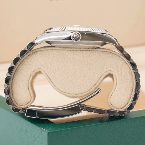 ساعة رولكس ديت جست 41 رمادي داكن للرجال 126334-002...