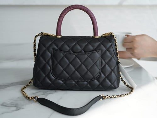 شنطة شانيل COCO handle مقاس 24 سم