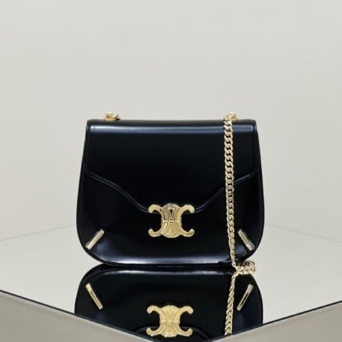 Celine besace chain underarm bag 24.5*17*4cm