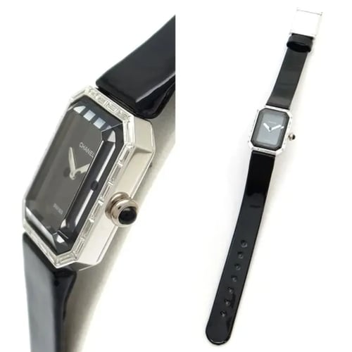 ساعة شانيل بريمير باجيت مرصعة بالألماس نسائية