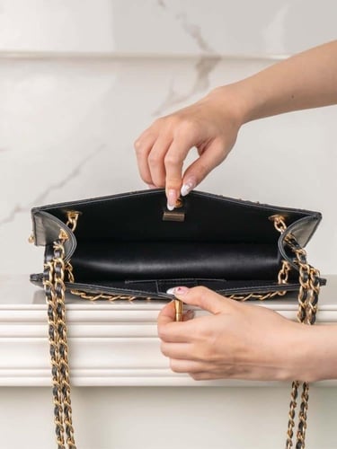 شنطة شانيل 24K مقاس 27 سم