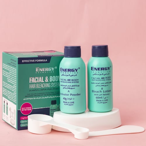 كريم تشقير انرجي كوزمتكس لشعر الوجه والجسم - 1 عبو...